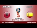 Albania vs Spain 0-2 All Goals & Highlights [World Cup Qualification 2018] 2016 HD