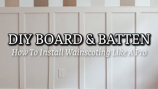 DIY BOARD & BATTEN ACCENT WALL | WAINSCOTING & WALLPAPER | ACCENT WALL IDEAS | DIY BEDROOM MAKEOVER