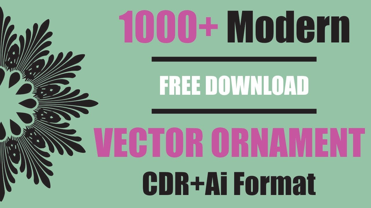 Free Download 1000+ Editable Vector Ornament | Download 1000+ Editable  Vector file | jpeg to vector