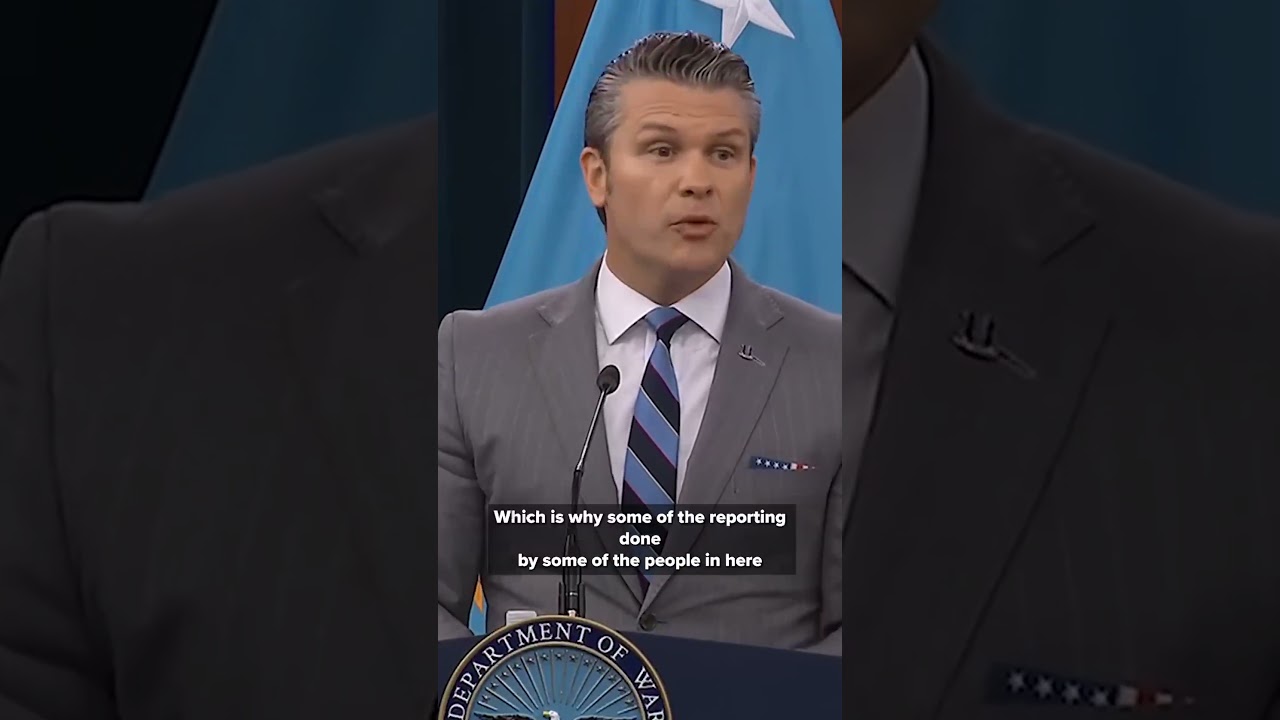 Hegseth calls out New York Times about leaking question