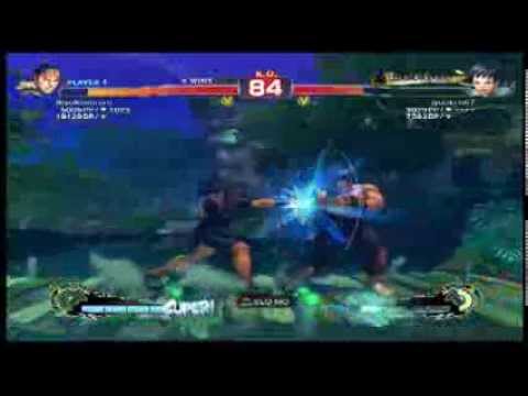 Super street fighter 4 AE 2012 Makoto(me) vs Ryu(riyurimuru) doubleheader