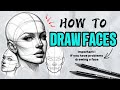 DRAW FACES Like A PRO In 5 Minutes FUll Tutorial