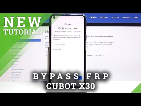 How to Bypass Google Verification in CUBOT X30 – Skip Factory Reset Protection