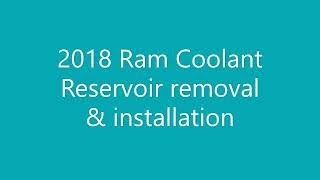 Dodge Ram 2018 2500-5500 Cummins Low coolant light on fix