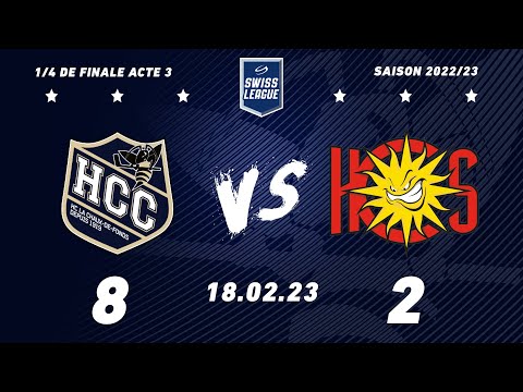18 février 2023 HC La Chaux-de-Fonds – HC Sierre (8-2)