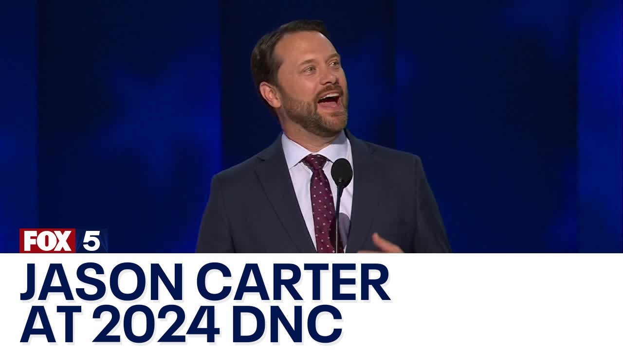 Jimmy Carter's grandson, Jason Carter, at 2024 DNC | FOX 5 News