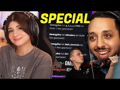 She reacts to our song with violin players (crazy special!)