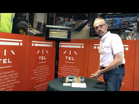 Produktvorstellung + Einlernen Teleco Dimmer für Heizstrahler.