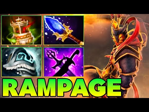 Rampage Ember Spirit Solo Carry !! Ember Spirit Dota 2 Carry Mid Pro Gameplay Guide Build 7.40