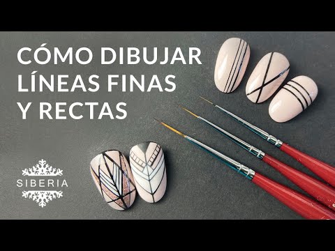 LÍNEAS FINAS PERFECTAS en las UÑAS 💅 DIBUJAR LÍNEAS FINAS y rectas en Nail Art