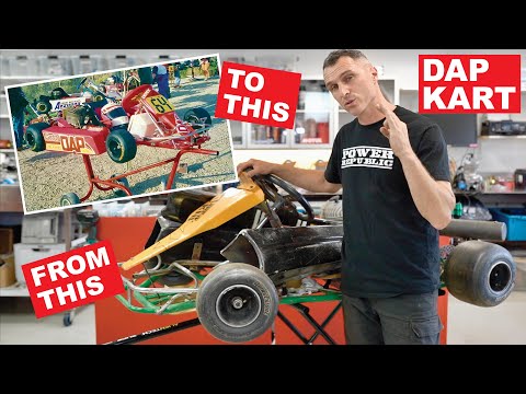 Vintage DAP Kart Restoration Project - Episode 1: THE DISASSEMBLY - POWER REPUBLIC