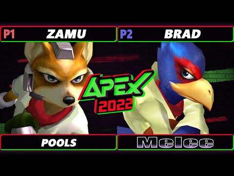 Apex 2022 - Zamu (Fox) Vs. Brad (Falco) SSBM Melee Tournament
