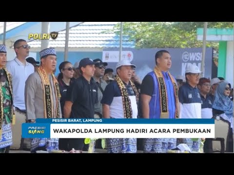WAKAPOLDA LAMPUNG HADIRI PEMBUKAAN WORLD SURFING LEAGUE KRUI PRO