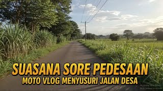 Download lagu Suasana Sore Pedesaan Kota Tape 🌾 | Moto Vlog Menyusuri Jalan Desa mp3