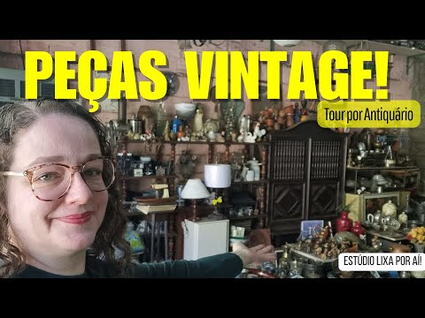 PEÇAS VINTAGE para DECORAR! #antiguidades #antiquario #moveisantigos #vintage #cozinhafofa #garimpos