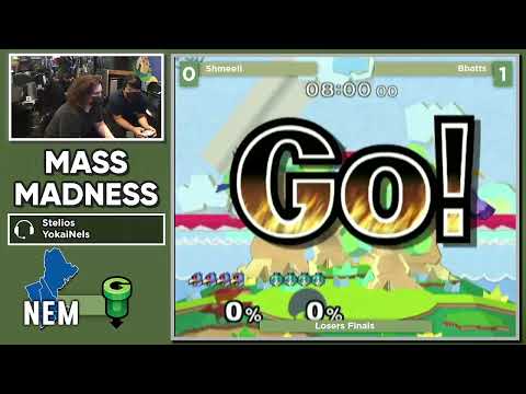 Mass Madness 38 SSBM - Shmeeli (Falco) vs. Bbatts (Peach) - Melee LF