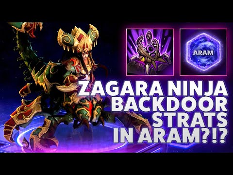 ARAM Silver City- ZAGARA NINJA BACKDOOR STRATS IN ARAM?!?