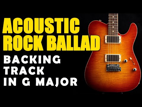 Acoustic Rock Ballad in G Major - Easy Jam Tracks