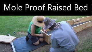 Building a Mole-Proof Raised Garden Bed