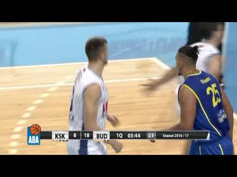 Zoran Nikolić steals the ball, then dunks like a beast (Karpoš Sokoli - Budućnost VOLI, 12.11.2016)