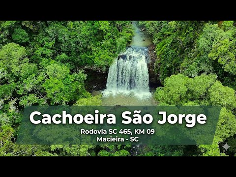 Cachoeira incrível no Meio Oeste de Santa Catarina: Cachoeira São Jorge em Macieira - SC