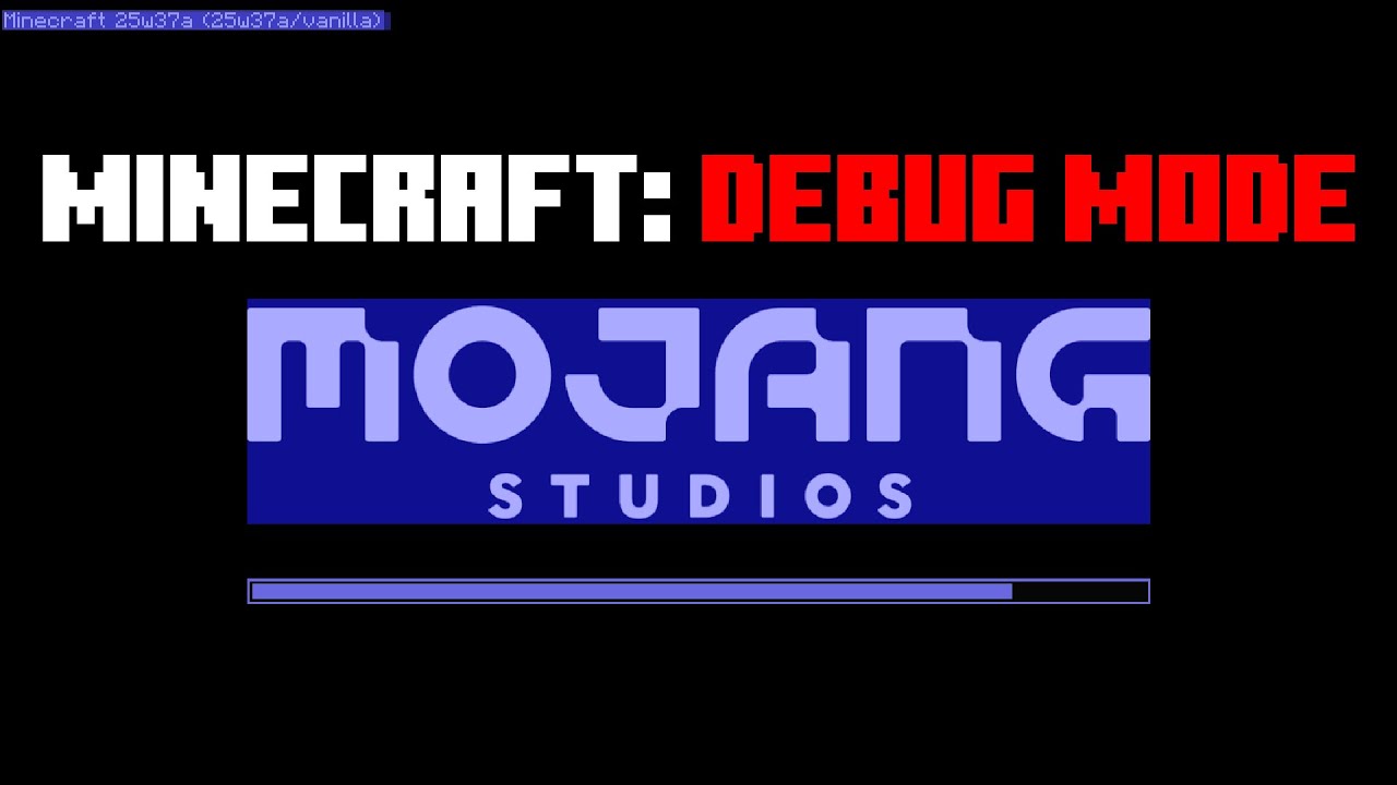 Mojang just released a "Debug Mode" and it really is the greatest thing ever.