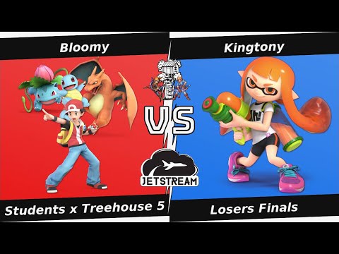 Students x Treehouse 5 Losers Finals - Bloomy (PKM Trainer) Vs. Kingtony (Inkling) - SSBU