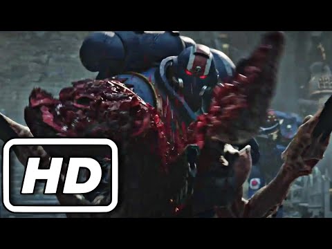 Space Marine Chainsword's Tyranids - Warhammer 40k | 4K Fight Scene (2023)