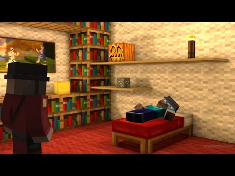 INSIDE A VILLAGER'S BODY - Minecraft Asleep 2