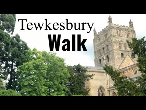 Tewkesbury Walk Visting Abbey A Medieval Gloucestershire Market Town  with Wars of the Roses History
