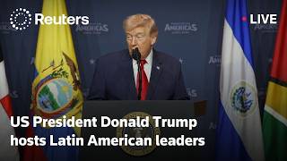 LIVE: US President Donald Trump hosts Latin American leaders