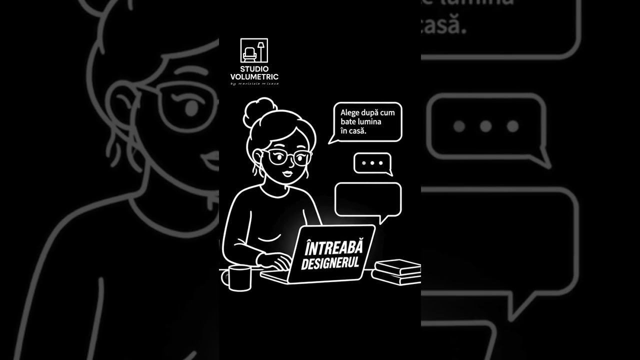 😄 Da, e desen animat. Dar în spatele lui e un designer adevărat.