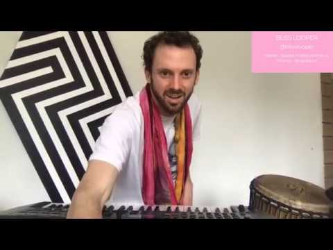 Bliss Looper live looping at Global Unity Fest 2020