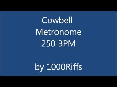 Cowbell Metronome 250 BPM
