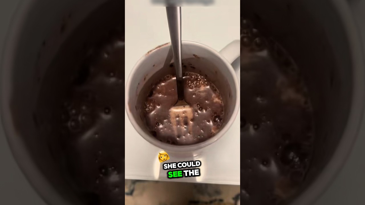 This magical hot chocolate will surprise you 🤯💕 #shorts #magic #illusion