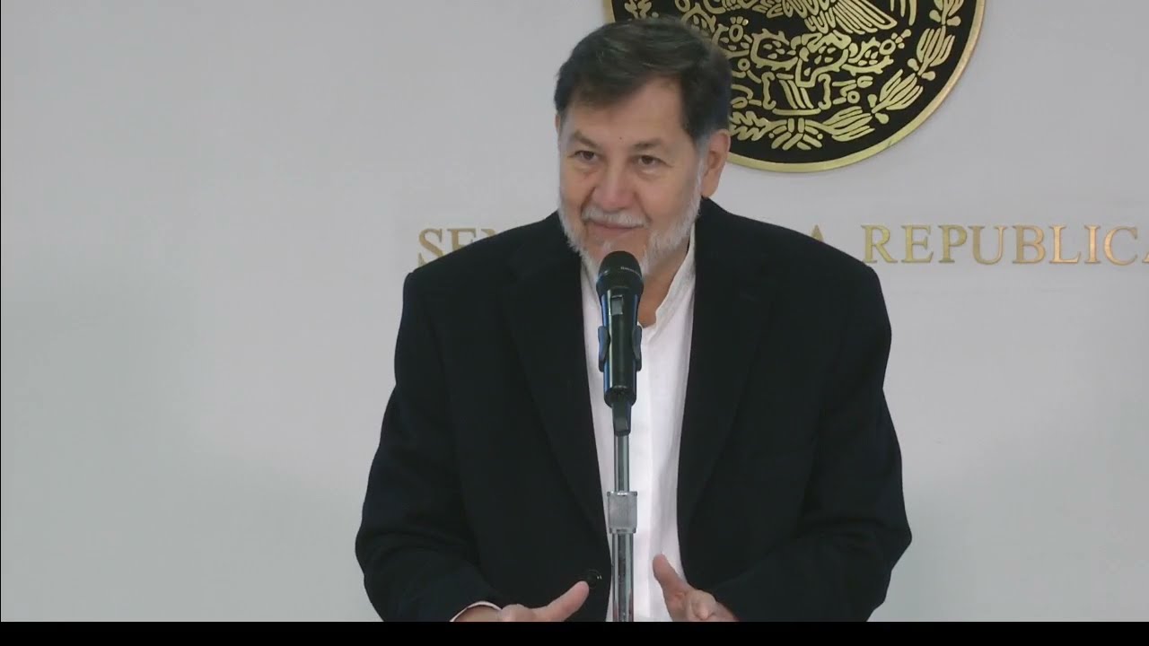 Conferencia de prensa del presidente de la Mesa Directiva, Gerardo Fernández Noroña