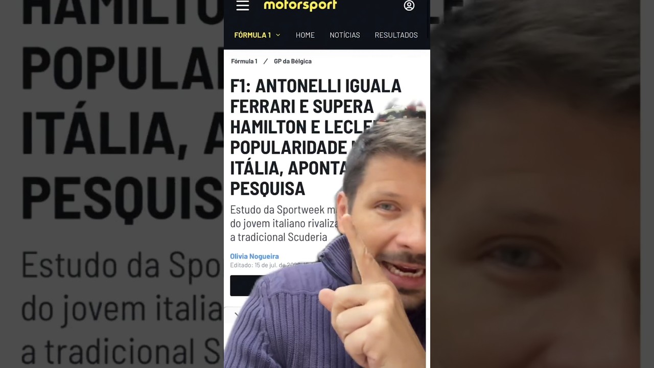 ANTONELLI x FERRARI: quem a ITÁLIA PREFERE?