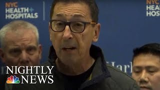 Firefighter Killed Fighting Five Alarm Fire On New York City Movie Set | NBC Nightly News