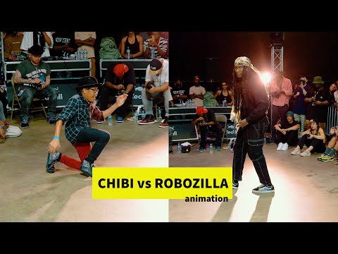 Chibi vs Robozilla at The Smoke Vol 5 // stance // Animation Battle
