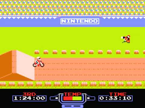 Excitebike NES Gameplay
