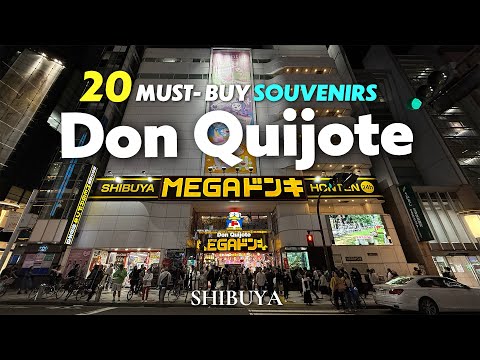 BEST 20 MUST BUY SOUVENIRS at Shibuya MEGA Don Quijote｜Japan Ultimate Guide 2025