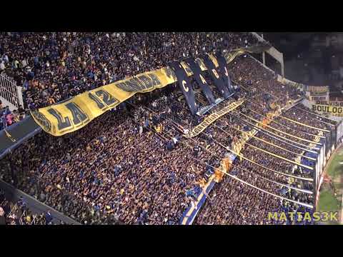 "Boca Cruzeiro Lib18 / Señores dejo todo - Para ser campeon" Barra: La 12 • Club: Boca Juniors