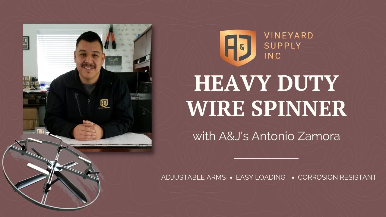 A&J Vineyard Supply's Heavy Duty Wire Spinner