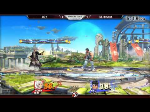 VS Weekly 3/16/17 - Winners Semis - Dath (Robin) vs. DJ Jack (Ryu) - Smash 4