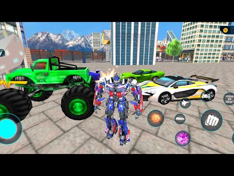Flying Jet Robot Car Transform Games * Android Gameplay