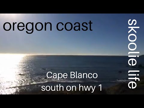 Oregon coast cape blanco highway1 #skoolielife #vanlife #nomadic #homeiswereyouparkit