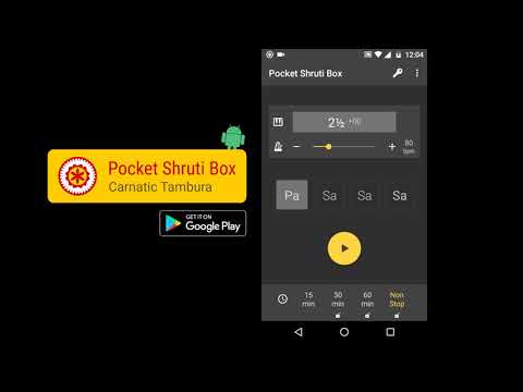 Pocket Shruti Box: Tambura Video