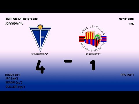 Resum C.F. Igualada "B" - Penya Blaugrana Sant Cugat "B"