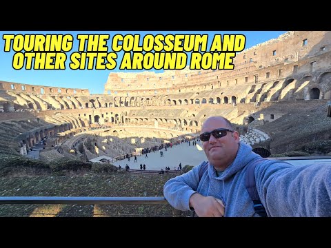 Touring the Colosseum and visiting a lot of sights through out Rome Italy 1/23/2026