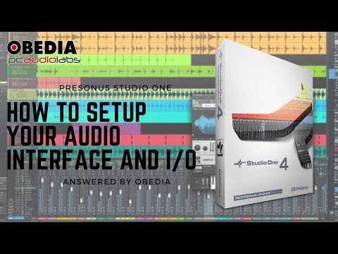 Studio One 4 - How to Setup your Audio Device